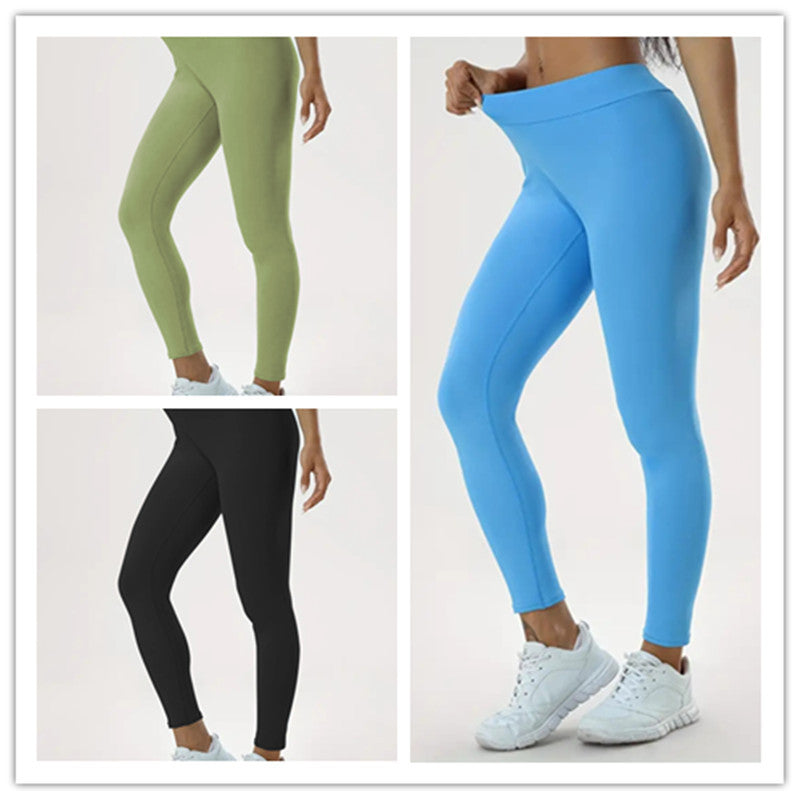 Women's Yoga Pants High Waist Lift High Elastic Tight Fitness Trousers - Kim's Kloset