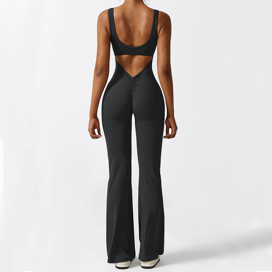 Flare Jumpsuit - Kim's Kloset