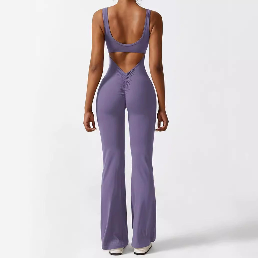 Flare Jumpsuit - Kim's Kloset