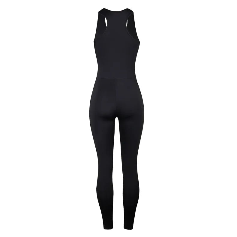 Form Fitting Jumpsuit - Kim's Kloset