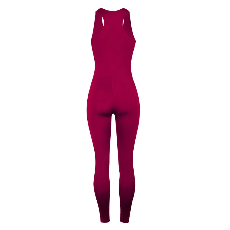Form Fitting Jumpsuit - Kim's Kloset