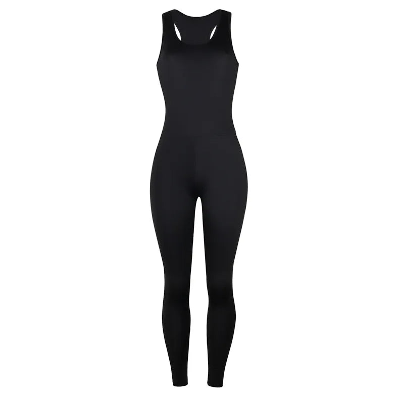 Form Fitting Jumpsuit - Kim's Kloset