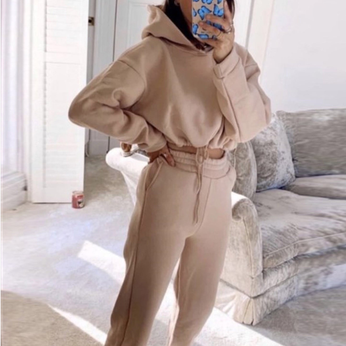 Comfy 2-Piece Jogging Suit - Kim's Kloset