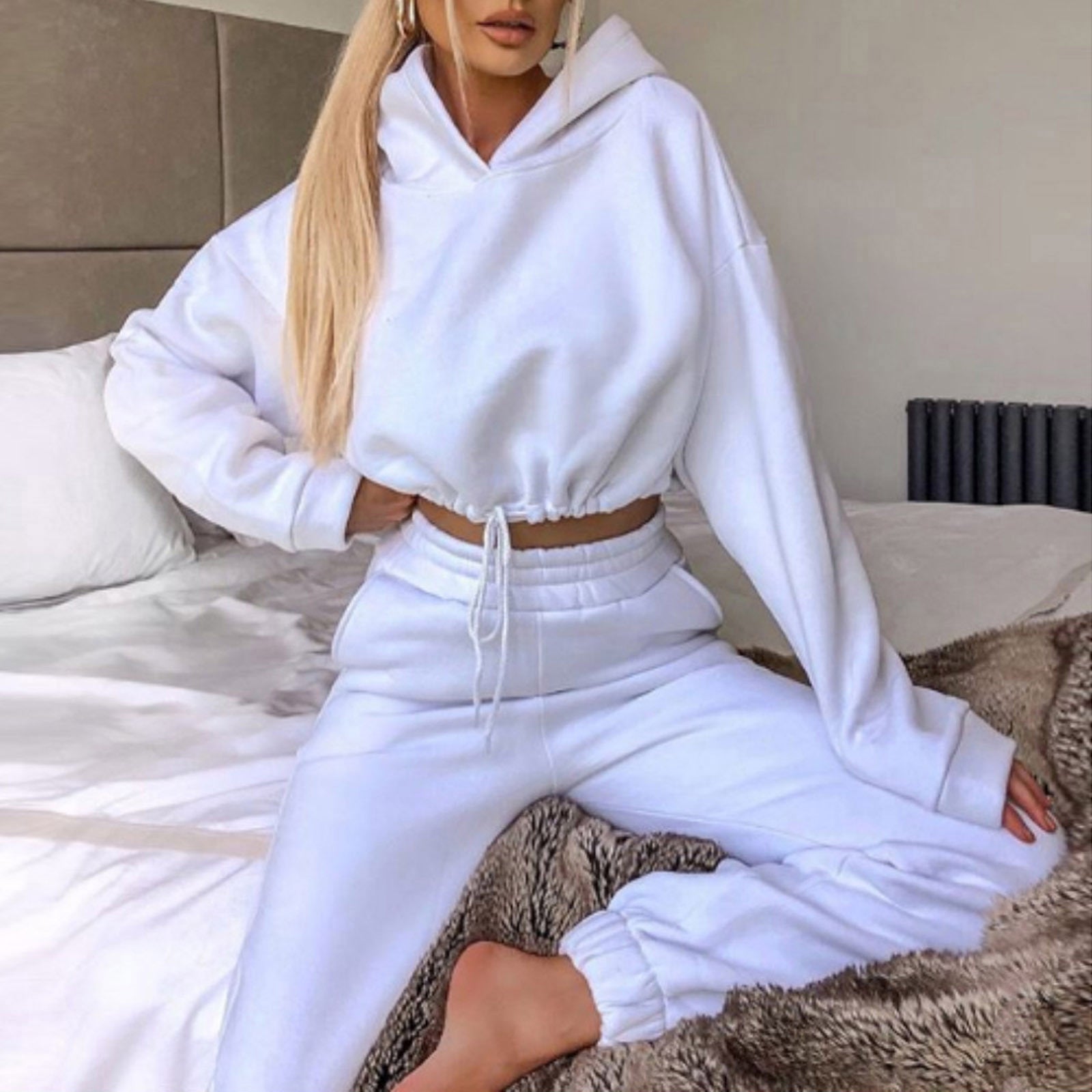 Comfy 2-Piece Jogging Suit - Kim's Kloset