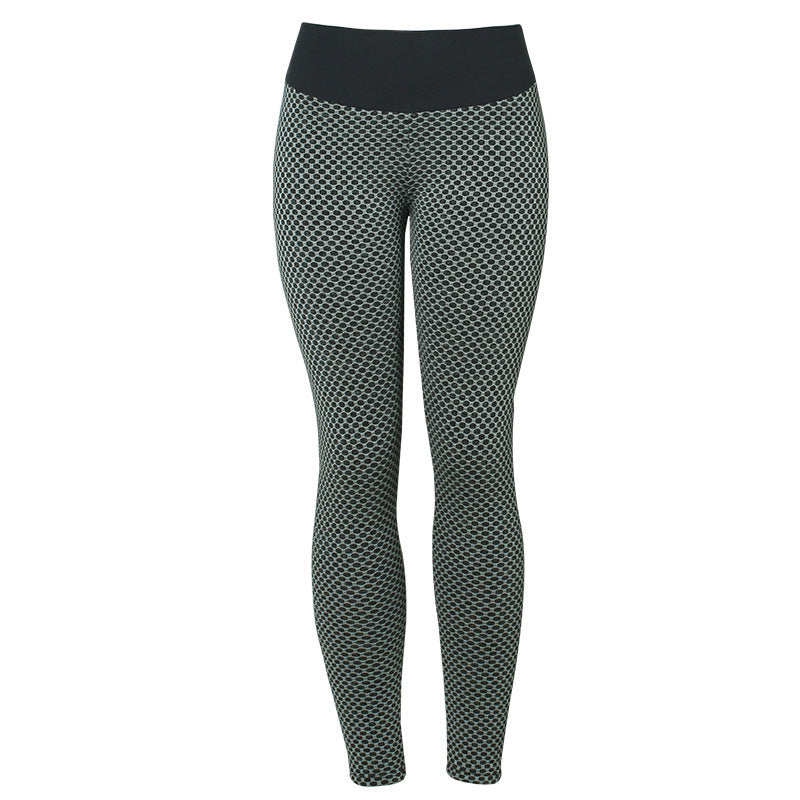 High Waist Plaid Leggings - Kim's Kloset