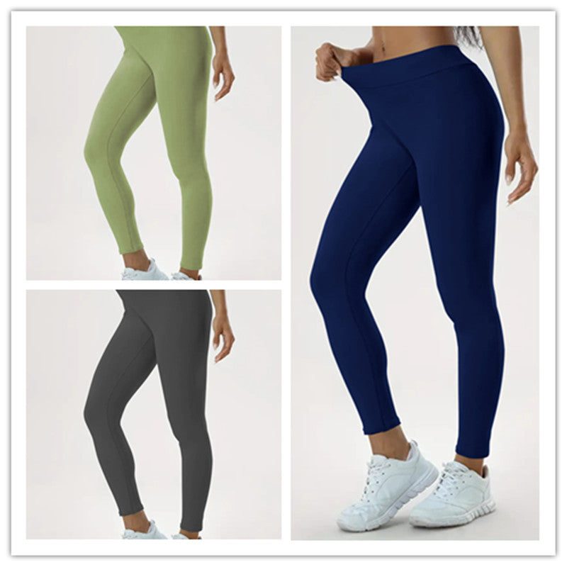 Women's Yoga Pants High Waist Lift High Elastic Tight Fitness Trousers - Kim's Kloset