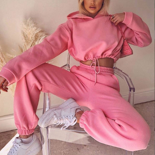Comfy 2-Piece Jogging Suit - Kim's Kloset