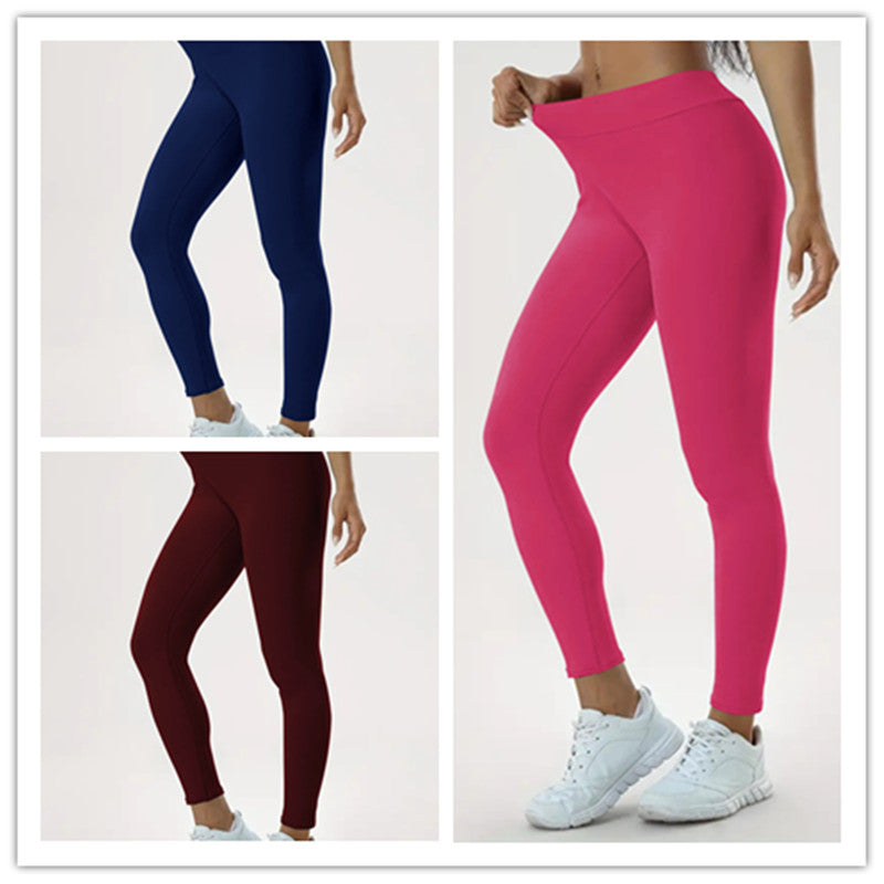 Women's Yoga Pants High Waist Lift High Elastic Tight Fitness Trousers - Kim's Kloset