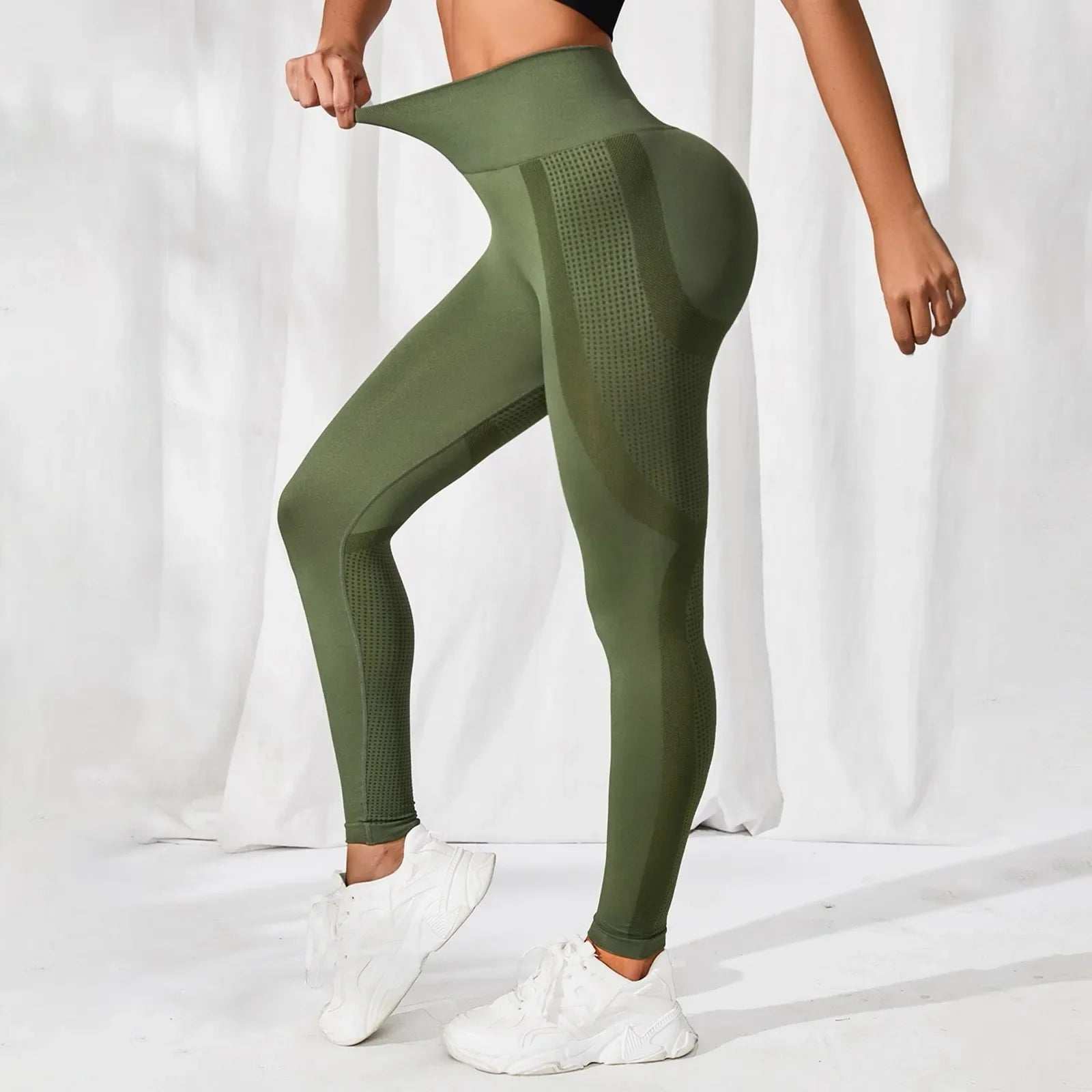 High Waisted Butt Lifting Leggings - Kim's Kloset