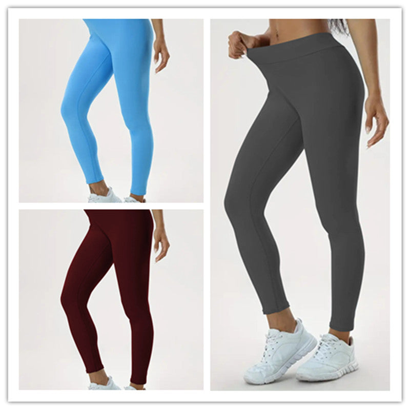 Women's Yoga Pants High Waist Lift High Elastic Tight Fitness Trousers - Kim's Kloset