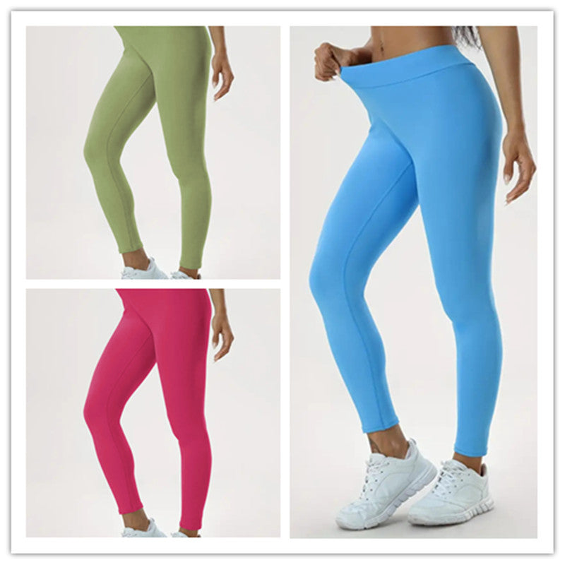 Women's Yoga Pants High Waist Lift High Elastic Tight Fitness Trousers - Kim's Kloset